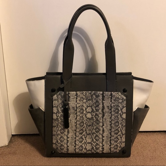 Original Vince Camuto Snakeskin and Suede Tote Dust Bag included -- NEVER USED!! - Picture 1 of 5